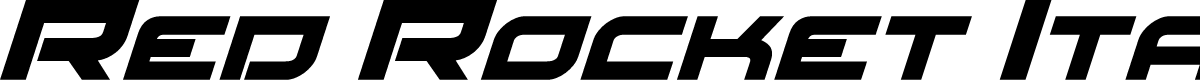 Red Rocket Italic