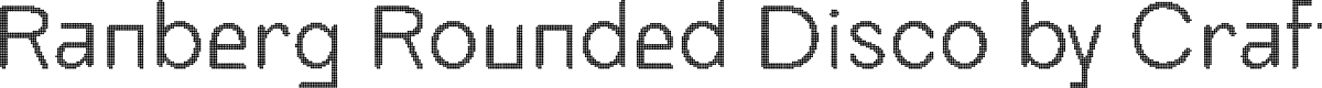 RanbergRoundedDisco-Regular Demo