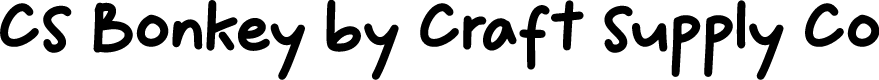 CS Bonkey Regular Demo
