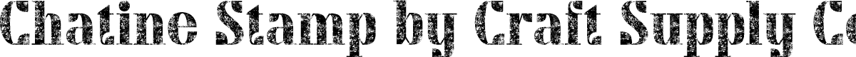 ChatineStamp-Regular Demo