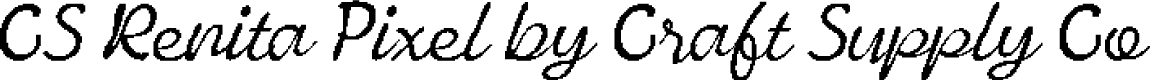 CS Renita Pixel Regular Demo