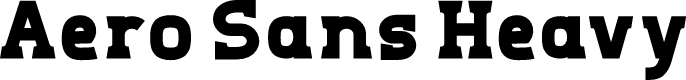 Aero Sans Heavy