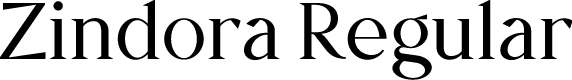 Zindora Regular