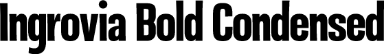 Ingrovia Bold Condensed