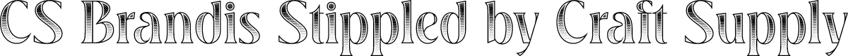 CS Brandis Stippled Regular Demo