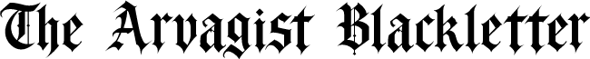 The Arvagist Blackletter