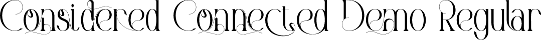 Considered Connected Demo Regular