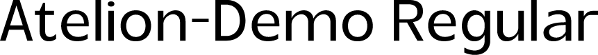 Atelion-Demo Regular