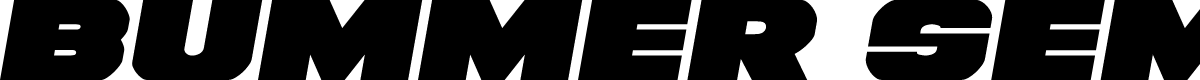 Bummer Semi-Italic