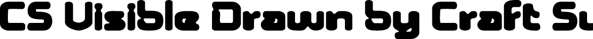 CSVisibleDrawn-Regular Demo