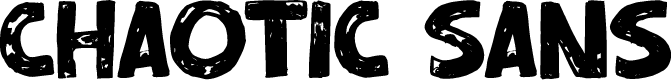 Chaotic Sans