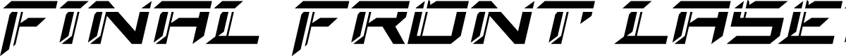 Final Front Laser Italic