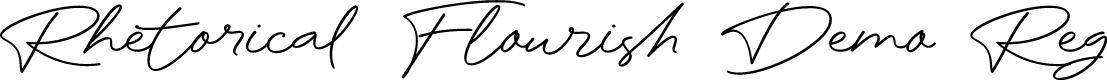 Rhetorical Flourish Font - Free Download