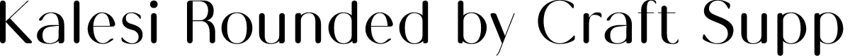 Kalesi Rounded Demo Regular