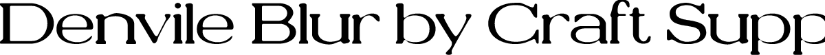 DenvileBlur-Regular