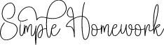 Simple Homework