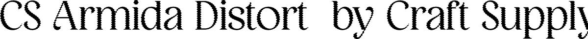 CS Armida Distort-Regular Demo