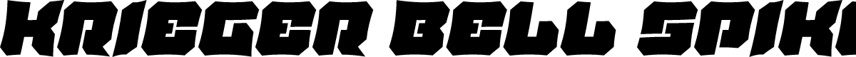 Krieger Bell Spiked Italic