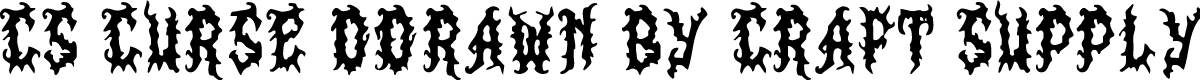 CSCursedDrawn-Regular Demo