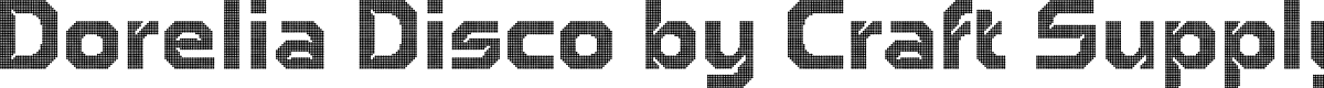 DoreliaDisco-Regular Demo