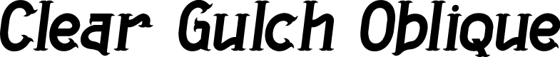 Clear Gulch Oblique