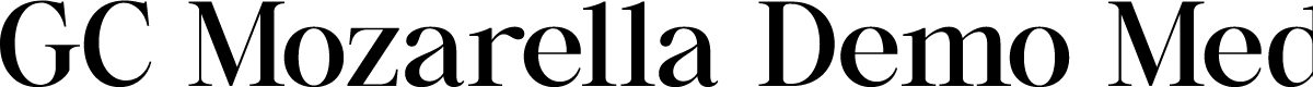 GC Mozarella Demo Medium
