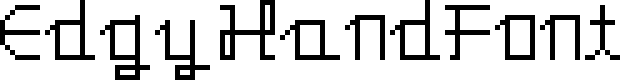 EdgyHandFont