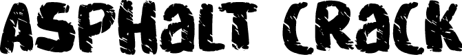 Asphalt crack