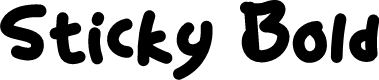 Sticky Bold Regular
