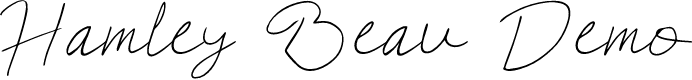 Hamley Beau Demo 
