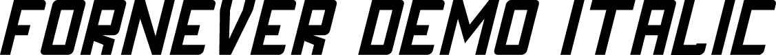 FORNEVER DEMO Italic
