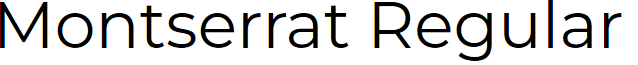 Montserrat Regular