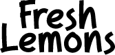 Fresh Lemons Personal Use