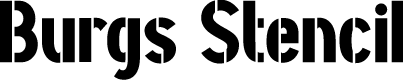 Burgs Stencil