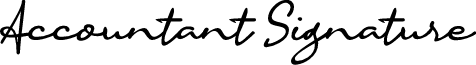Accountant Signature