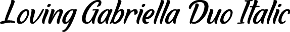 Loving Gabriella Duo Italic