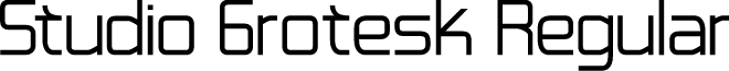 Studio Grotesk Regular