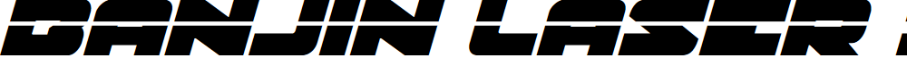 Banjin Laser Italic