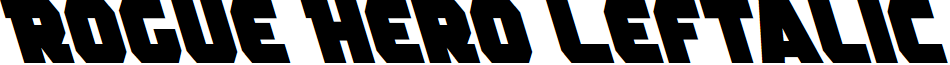 Rogue Hero Leftalic