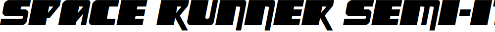 Space Runner Semi-Italic