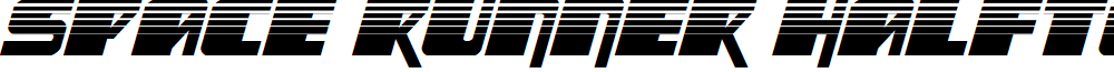 Space Runner Halftone Italic