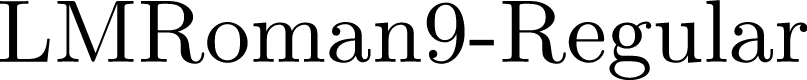 LMRoman9-Regular