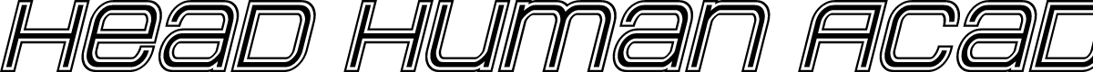 Head Human Academy Italic