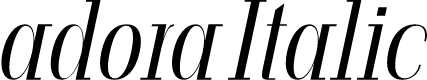 adora Italic