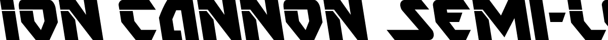 Ion Cannon Semi-Leftalic