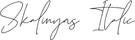 Skalinyas Italic