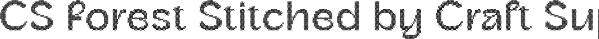 CS Forest Stitched Regular Demo
