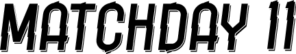 Matchday Rugged Shadow Italic