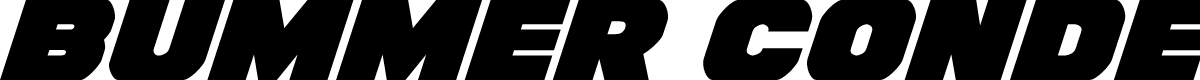 Bummer Condensed Italic