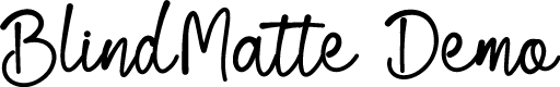 BlindMatte Demo